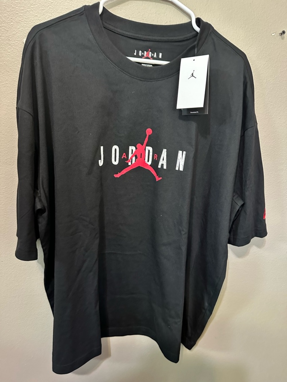 Jordan Flight Heritage Oversized Graphic T-Shirt Black Size L